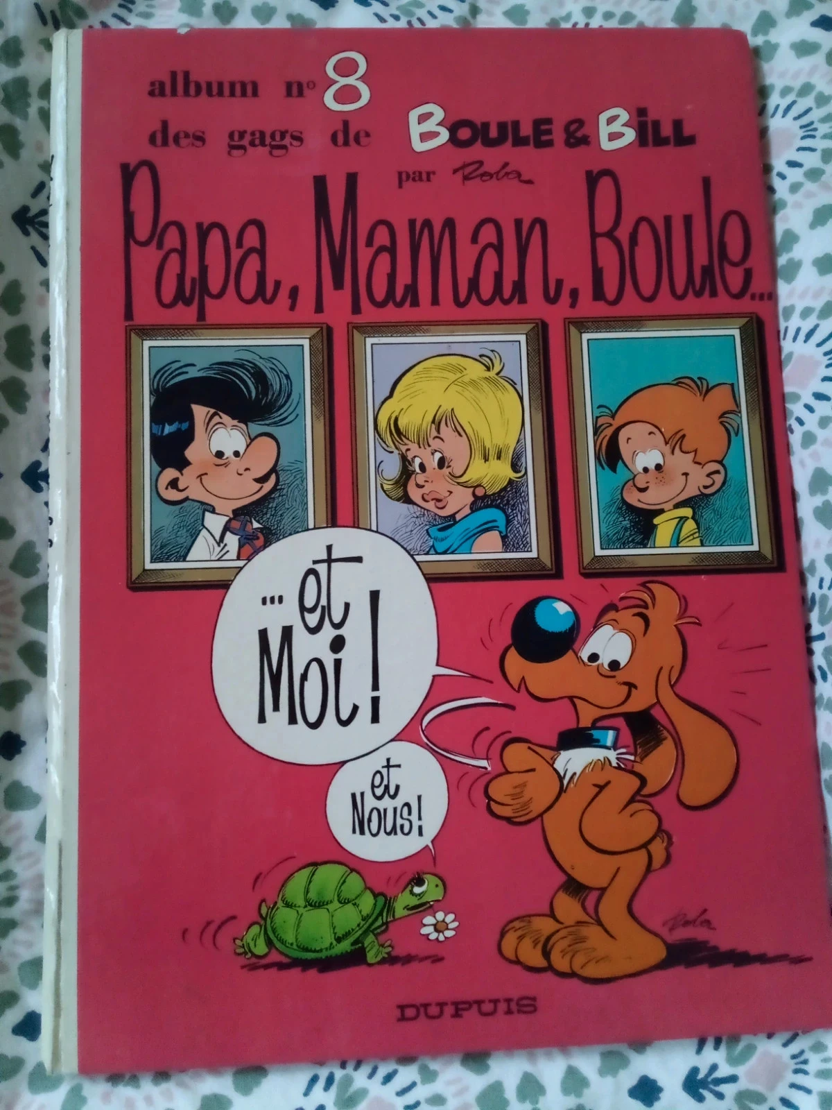 Bd boule et bill 8 édition originale